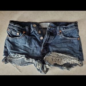 Free People Denim Shorts